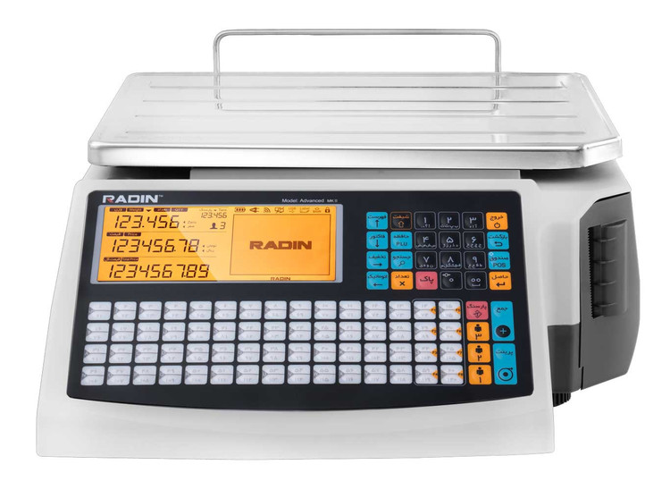 ترازوی لیبل پرینتر رادین مدل MKII-B ظرفیت 40 کیلوگرمی